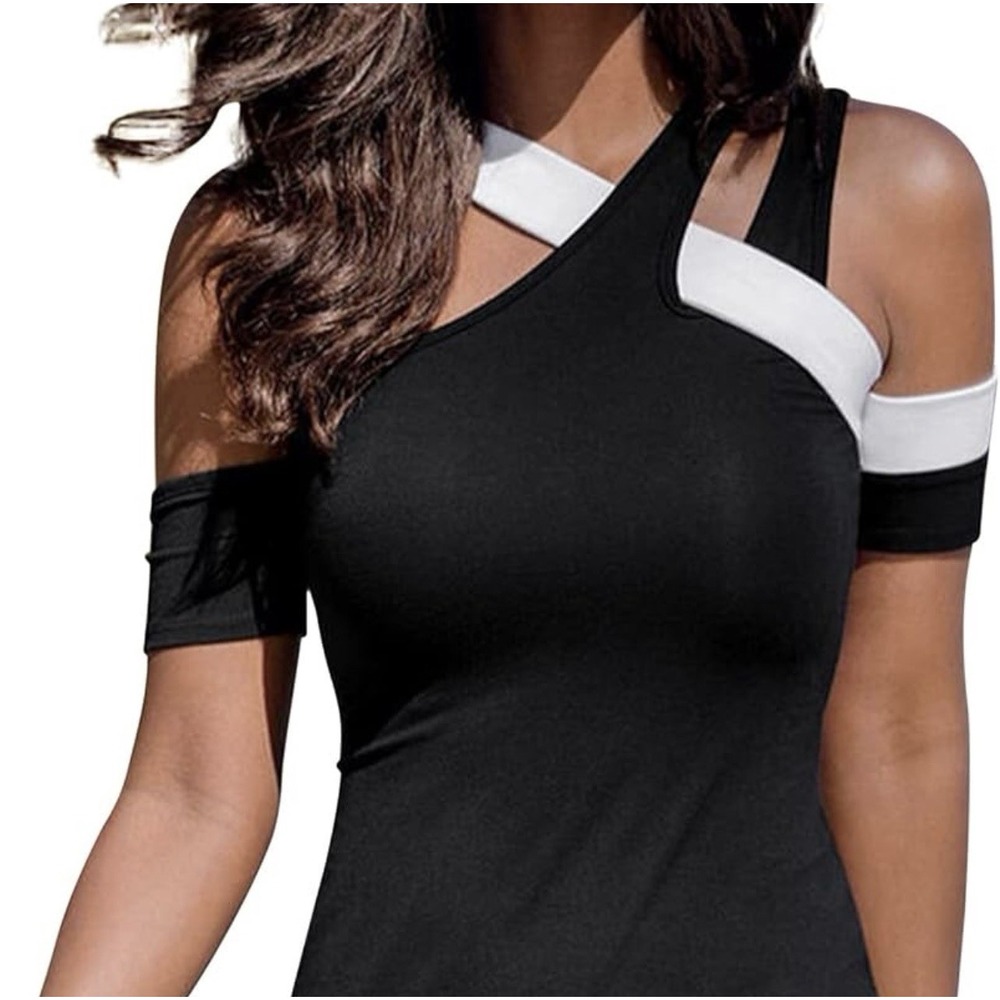 Venus SEXY Black Off The Shoulder Top Size M